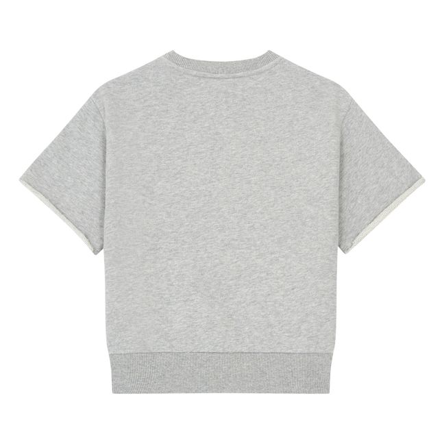 Organic cotton short-sleeve sweatshirt 