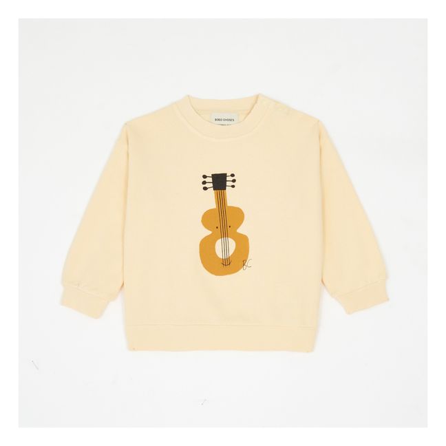 Guitar sweatshirt | Yellow