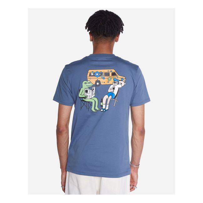 Hippie Van T-Shirt Bio-Baumwolle | Blau
