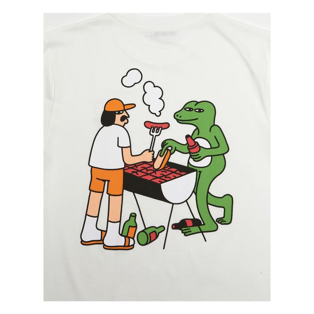 Camiseta BBQ de algodón orgánico | Crudo