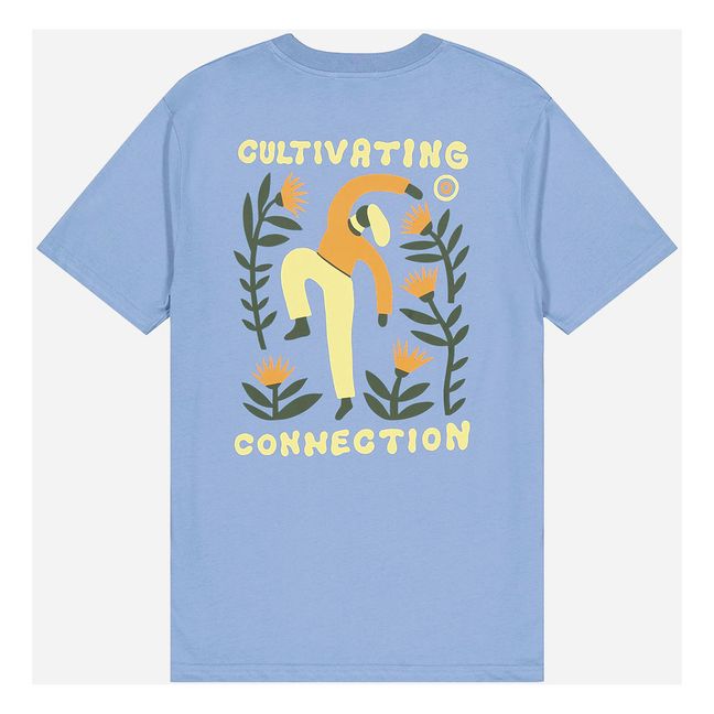 Camiseta Cultivando Algodón Ecológico | Azul