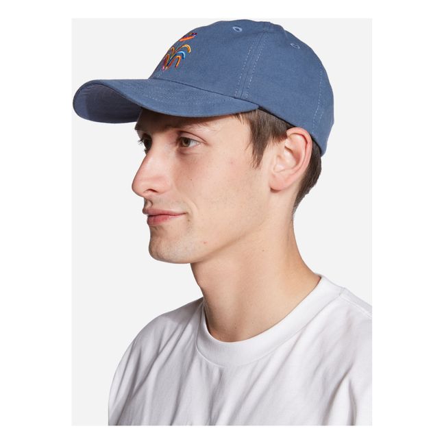 Mütze Uni Bio-Baumwolle | Blau