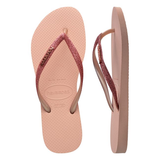 Slim Glitter flip-flops | Pink
