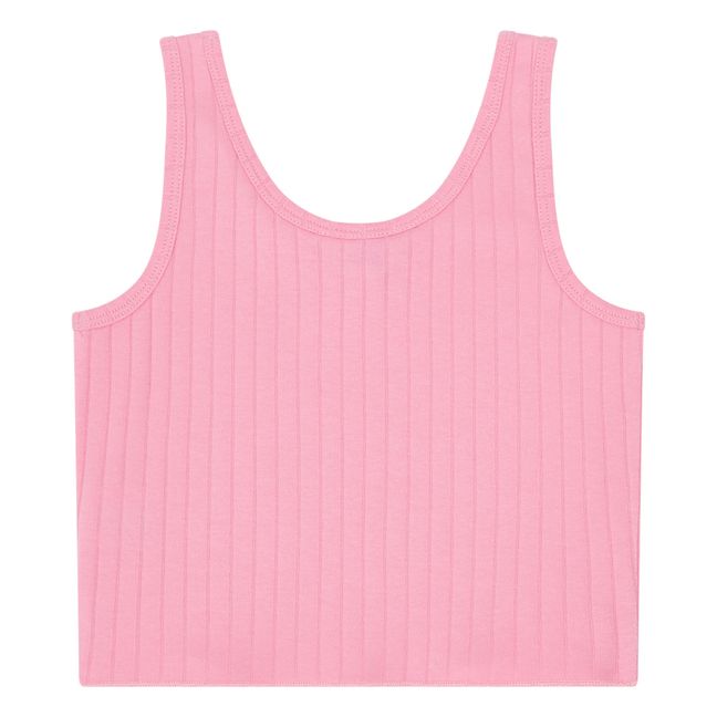 Organic cotton tank top | Pink