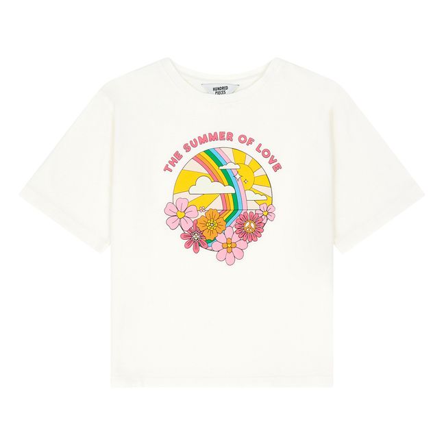 Short-sleeved organic cotton T-shirt | White