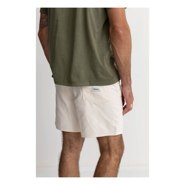 Pantalones cortos clásicos de terciopelo | Crudo