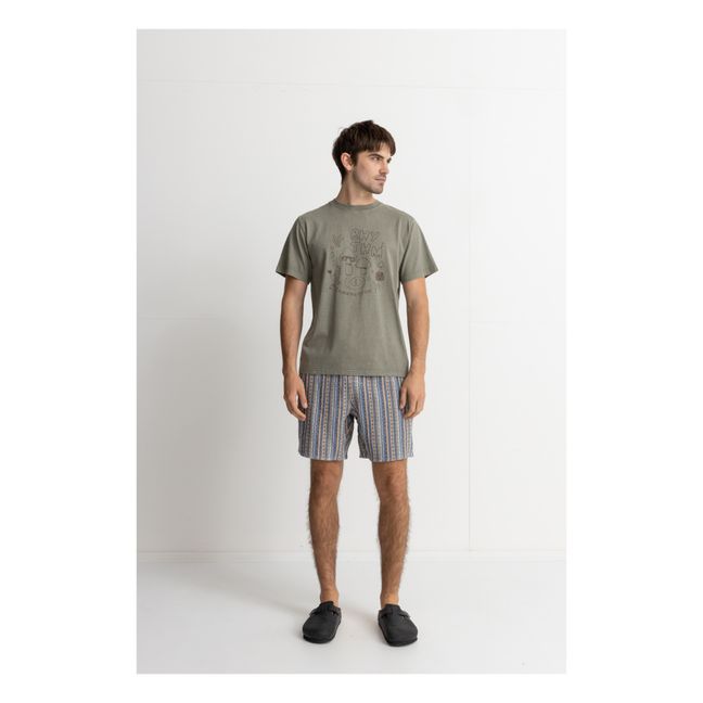 Jacquard-Shorts | Seidenfarben