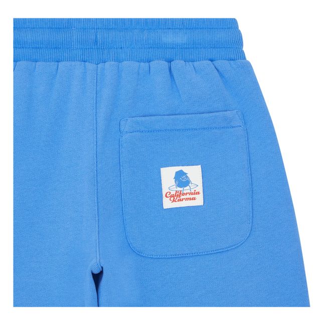 Pantaloncini lunghi in cotone biologico | Blu oltremare