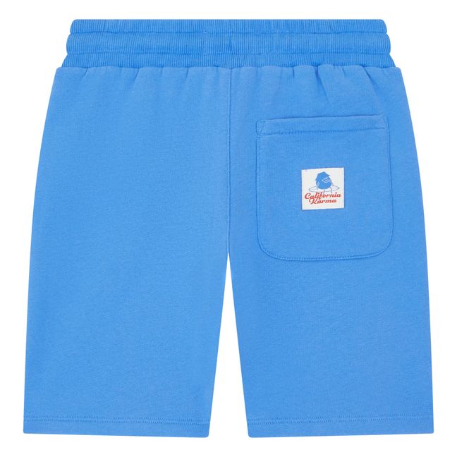 Pantaloncini lunghi in cotone biologico | Blu oltremare
