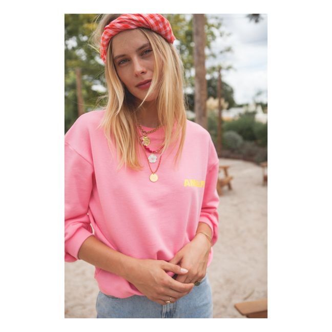 Sweat Organic Cotton Navy - Women's collection | Candy pink