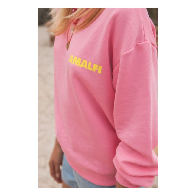 Sweatshirt aus Bio-Baumwolle Marine - Damenkollektion | Bonbonfarben