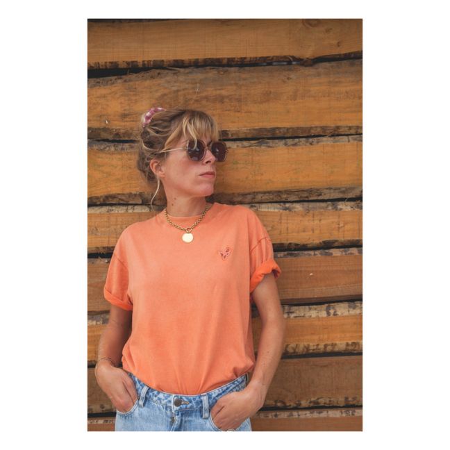 T-Shirt aus Bio-Baumwolle Jil - Womens Collection | Orange