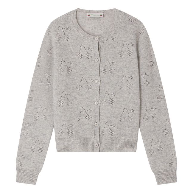 Soor Ploom - Knitted Rose Cardigan - Off white | Smallable