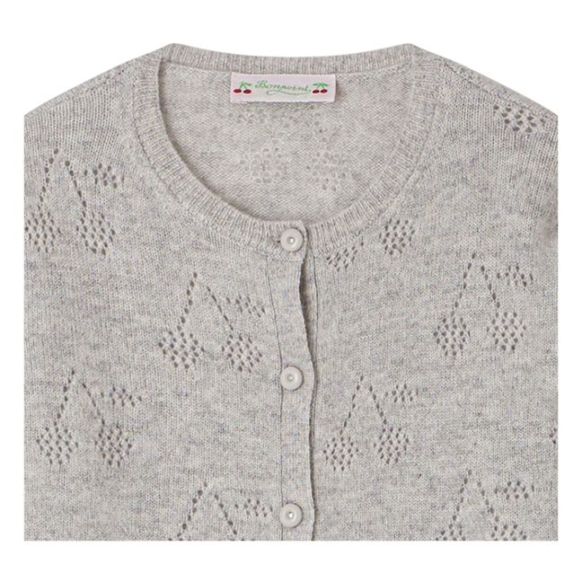 Soor Ploom - Knitted Rose Cardigan - Off white | Smallable