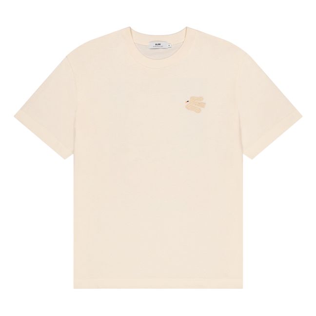 Dove organic cotton T-shirt | Ecru