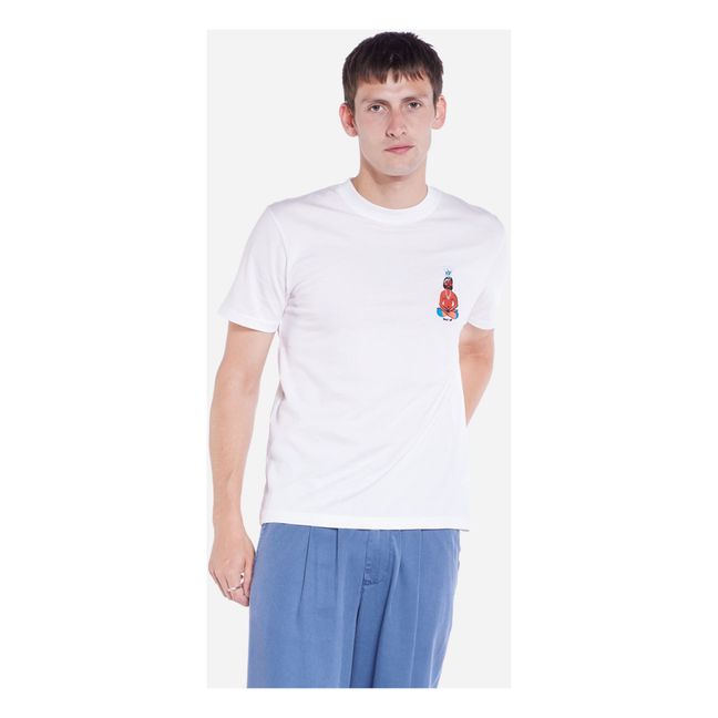 T-shirt in cotone organico Yogi | Ecru