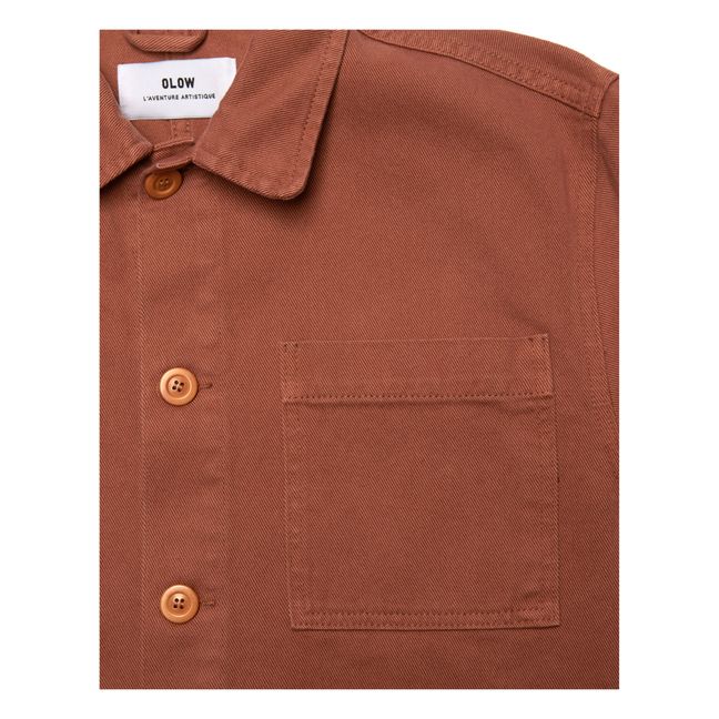 Chucalescu Organic Cotton Jacket | Terracotta