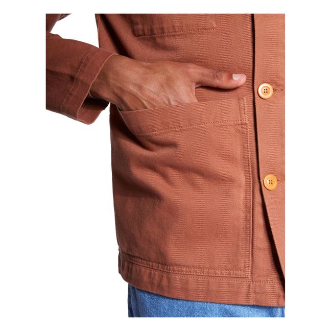 Chucalescu Organic Cotton Jacket | Terracotta