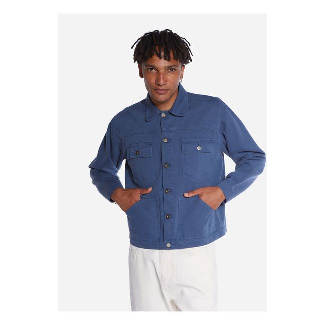 Hekinan Organic Cotton Jacket | Blue