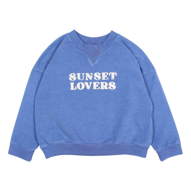 Sweatshirt Sunset | Blau