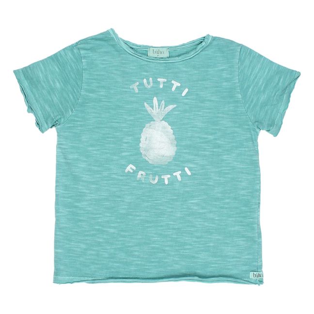Exclusivité Buho x Smallable - T-shirt Ananas | Bleu Vert