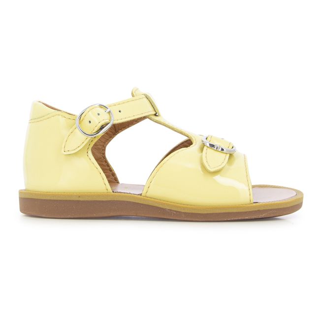 Poppy Bucky sandals | Yellow