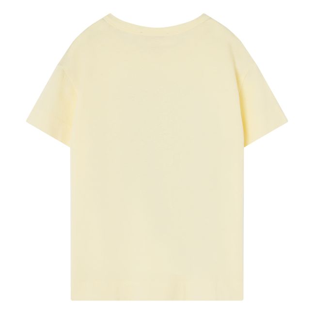 Rooster Dog T-Shirt | Pale yellow