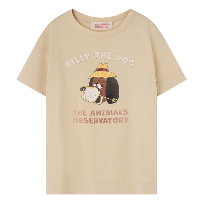 Rooster Billy The Dog T-Shirt | Beige
