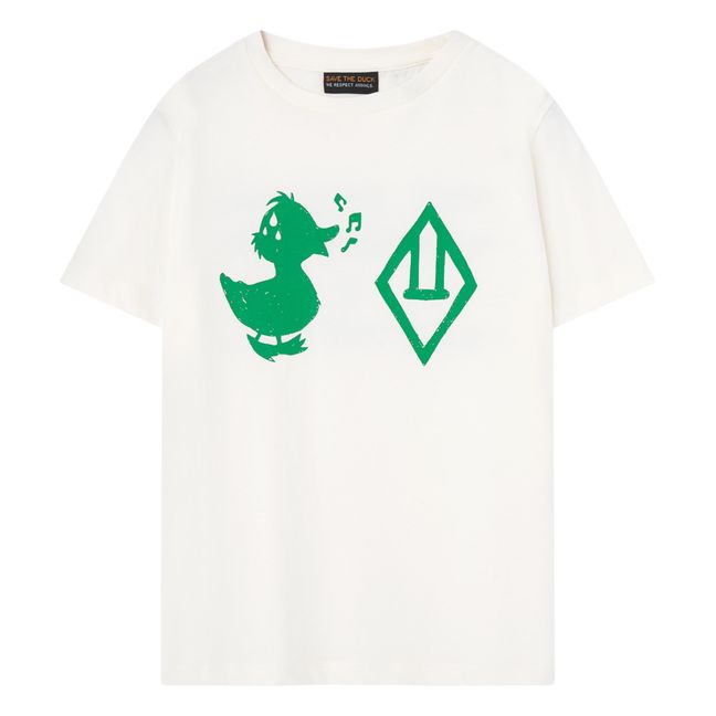 Rooster Save The Duck T-Shirt | Weiß