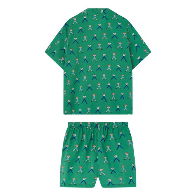 Conjunto de camisa y pantalón corto Magpie | Verde