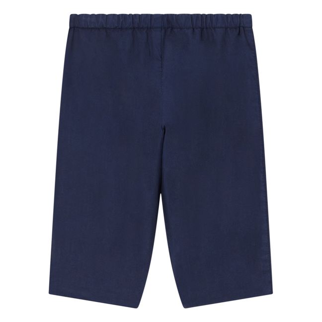 Pantaloni Dandy Popeline | Blu marino