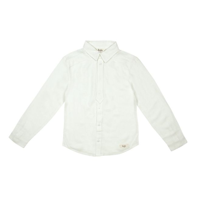 Blusa de lino tejana | Blanco