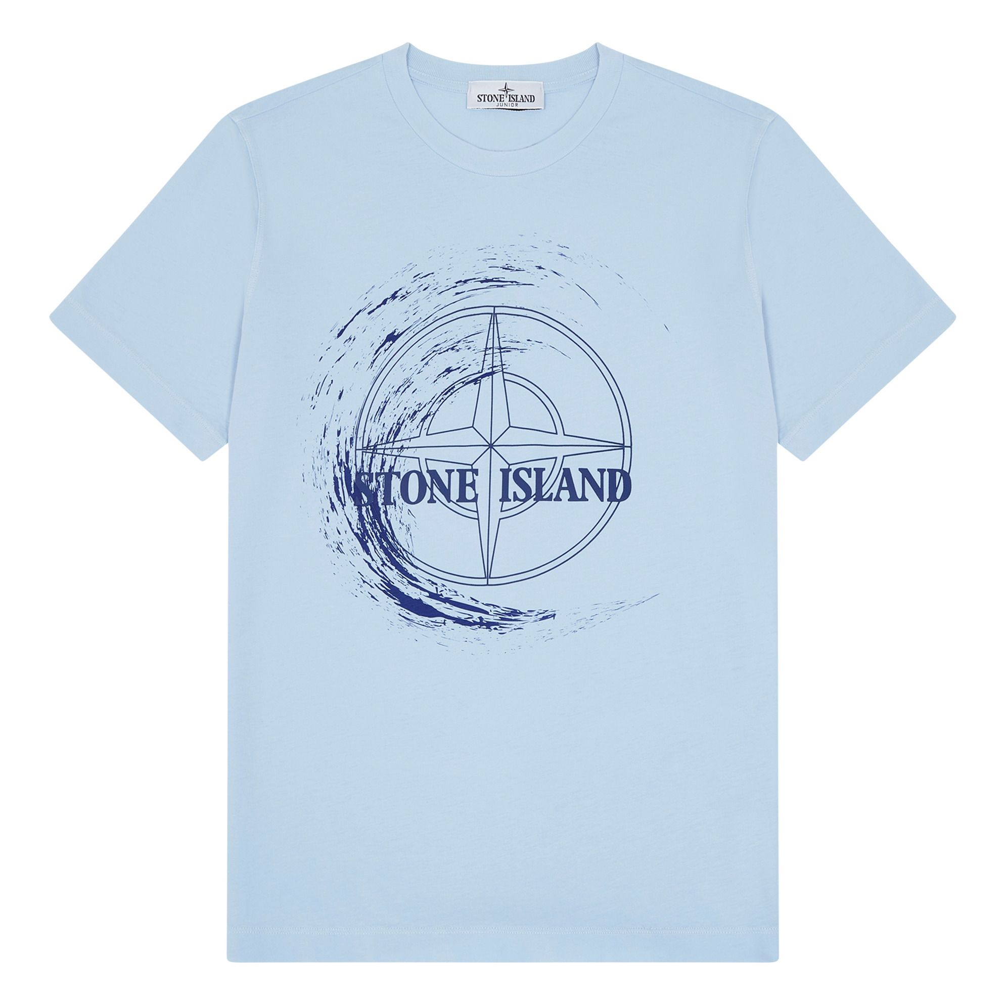 Stone Island - T-shirt Illustration - Fille - Bleu