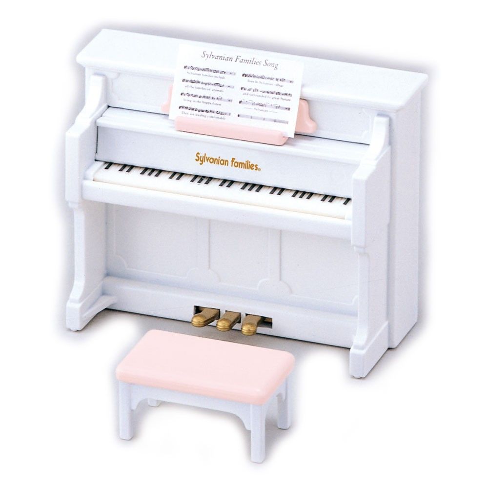 Sylvanian - Set piano blanc - Blanc