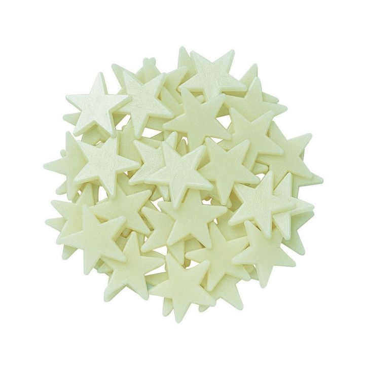 Mini Pack of phosphorescent stickers - Glow in the dark mini stars- Product image n°1