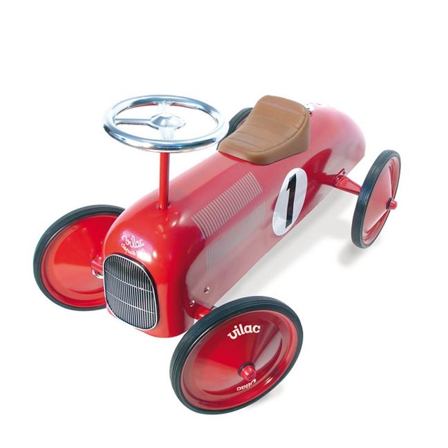 Red ride-on car