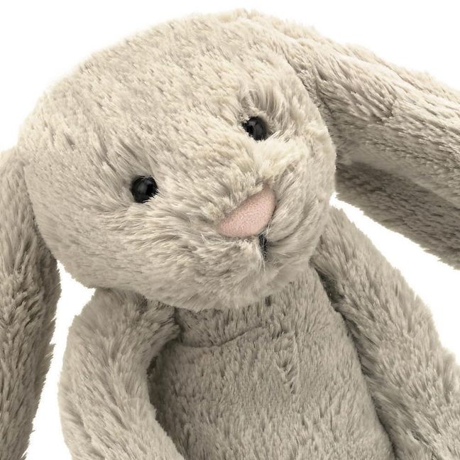 Bashful Beige Bunny with large ears