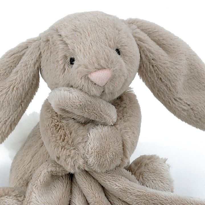 Peluche manta conejo Bashful | Beige- Imagen del producto n°2