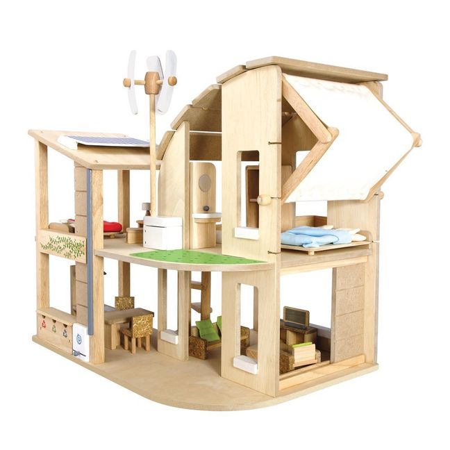 Puppenhaus mit Möbeln (ökologisch)