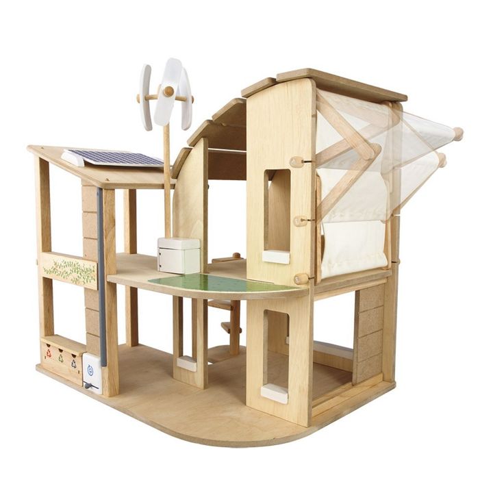 Puppenhaus mit Möbeln (ökologisch)- Produktbild Nr. 2