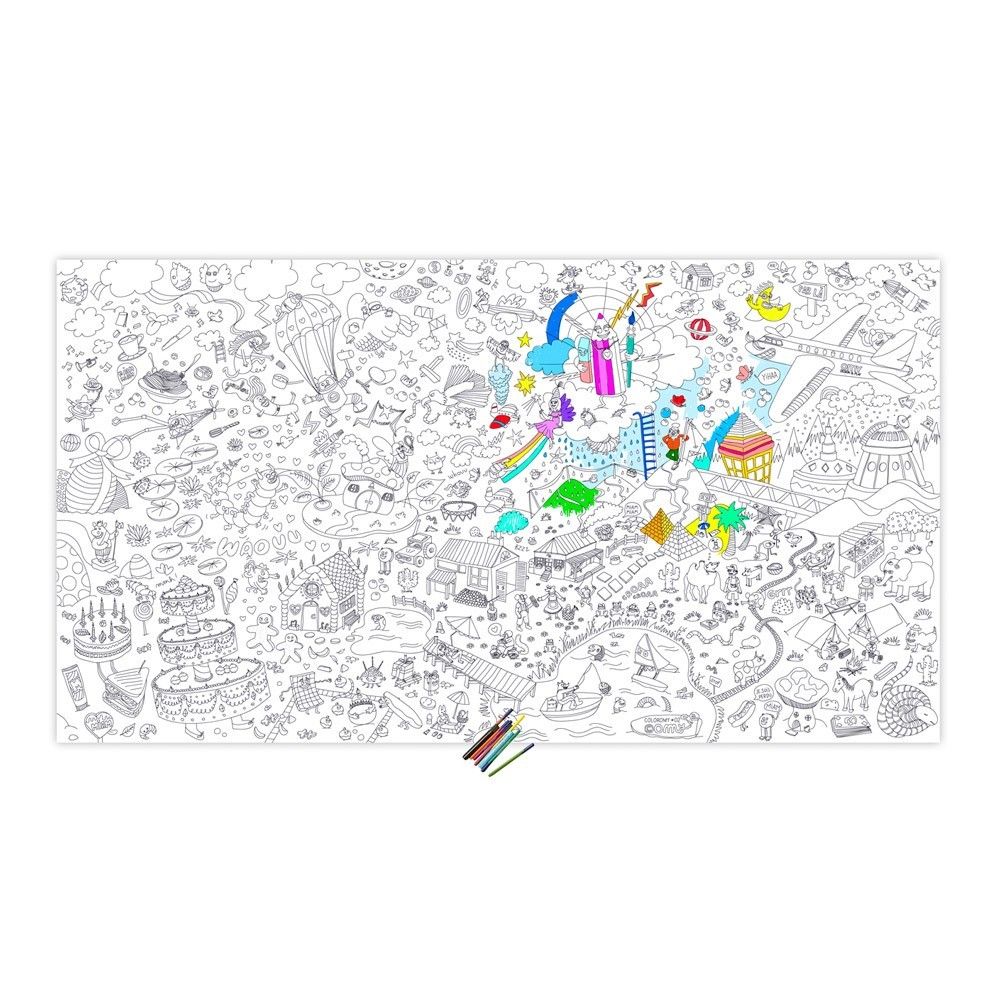Coloriage géant OMY - Jeux, jouets, loisirs Enfant - Smallable
