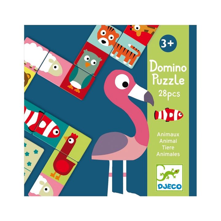 Puzzle Domino - Animales- Imagen del producto n°0