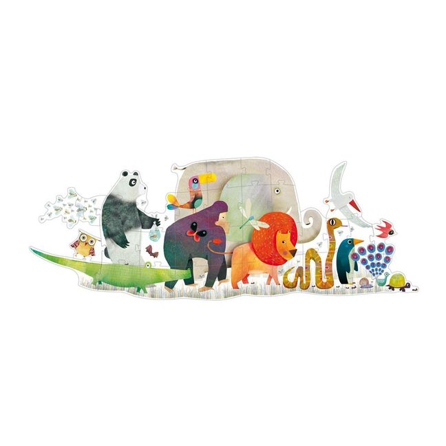 Puzzle gigante - La parata degli animali