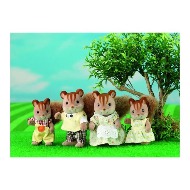 Familie Eichhörnchen Rot