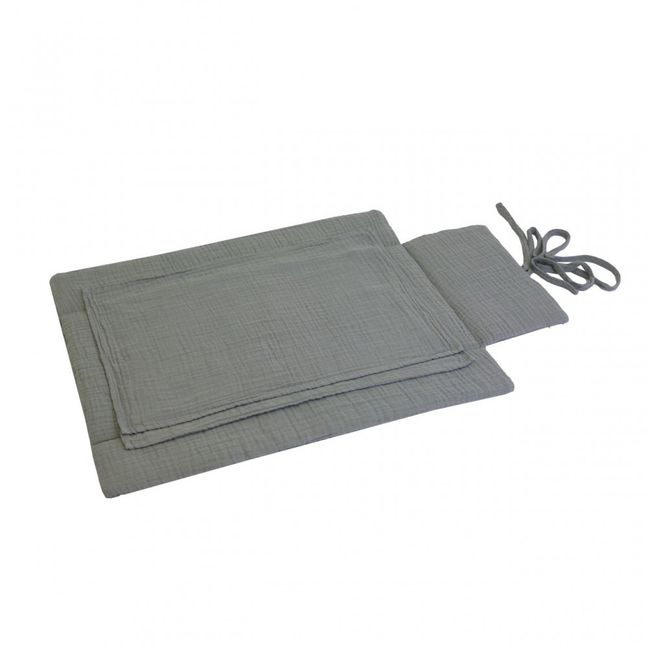 Changing mat  | Silver Grey S019