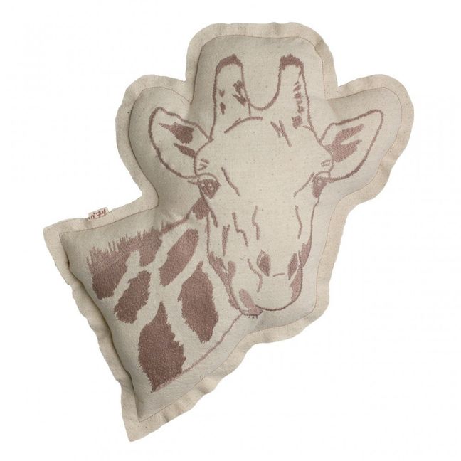 Giraffe cushion | Natural S000