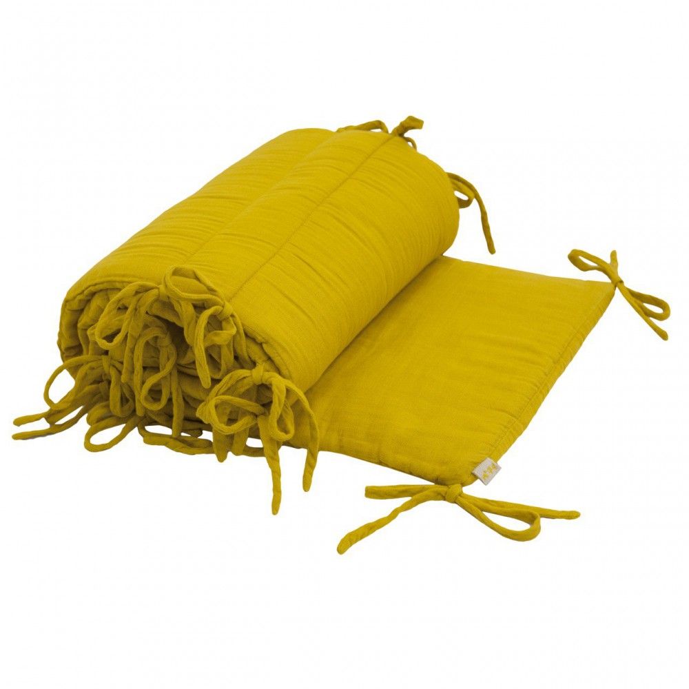 Crib bumper sunflower yellow Sunflower Yellow S028 Numero 74