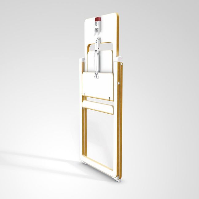 Chaise haute Supaflat | Blanc