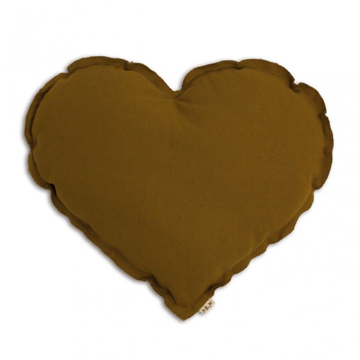 Heart cushion | Gold S024- Product image n°0