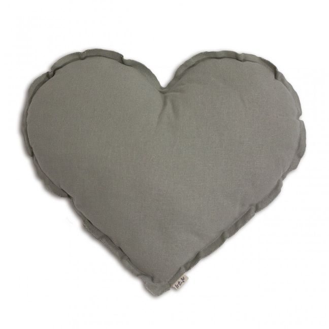 Cojín Corazón Silver Grey S019